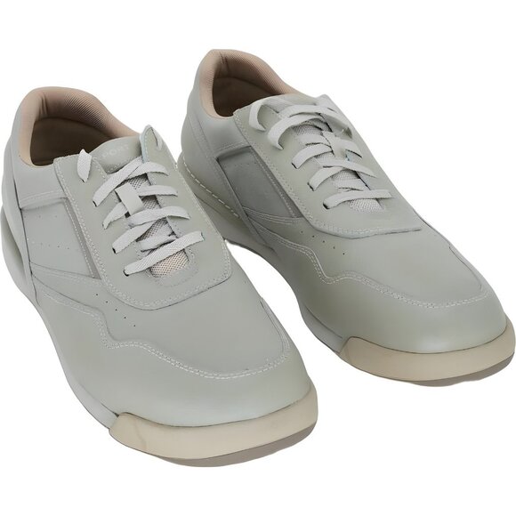 Rockport Total Motion Court T-Toe Oxford Rocksand Gray Men's Casual US 15 - Picture 1 of 6